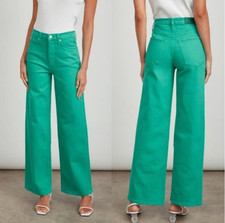 NWT Rails Getty Wide Leg Jeans Emerald Women's Size 29 8 I