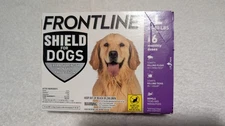 Frontline Shield for LARGE DOGS 41 - 80 lbs - 6 Doses   Brand New