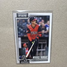 Topps 2026 Series 1 Miguel Vargas #329 Chicago White Sox 75th Anniversary