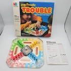 Vintage Pop O Matic TROUBLE Board Game Milton Bradley Complete & Working 1990s