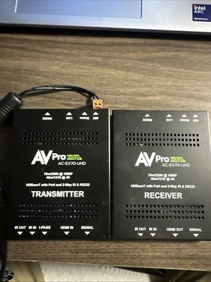 AV Pro Edge 70m Extender Kit AC-EX70-UHD Complete Receiver Transmitter PAIR