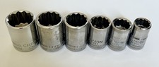 Craftsman 38 Drive 12 Point Sae Socket Set 716 To 34