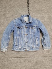 Vintage 80s 90s Bristol Blues Denim Jean Jacket Trucker Youth USA Made