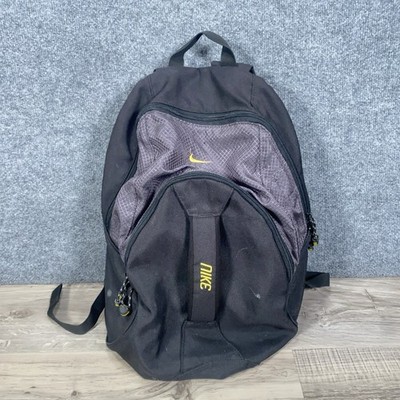 Vintage Nike Travis Scott Mini Swoosh Spell Out Backpack Book Bag Black  Yellow | eBay