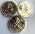 1 oz Engelhard Prospector Silver Round - Lot Of 3