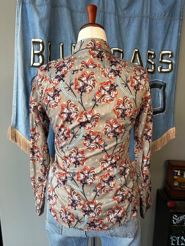Brooks Brothers maßgeschneiderte Passform Pinwheel Gänseblümchen Blumendruck Knopfleiste Bluse Gr. 6 - Bild 4 von 13