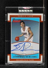 2002-03 Bowman Signature 257/999 Efthimios Rentzias #SE-ER Auto 9c6