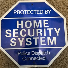 10'' X 10'' Reflective Aluminum Home Security Sign, Weatherproof Yard Warn