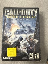 Call of Duty: United Offensive Expansion Pack – PC CD-ROM Video Game Big Box Set