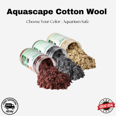 Aquascape Cotton Wool Gap Filler | Aquarium Rock & Driftwood | Choose Your Color