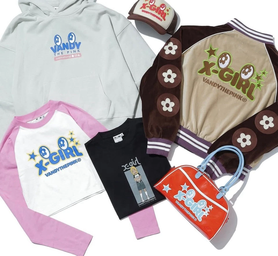 Vandy The Pink & X-Girl Shoulder Bag Purse - Image 4 of 4