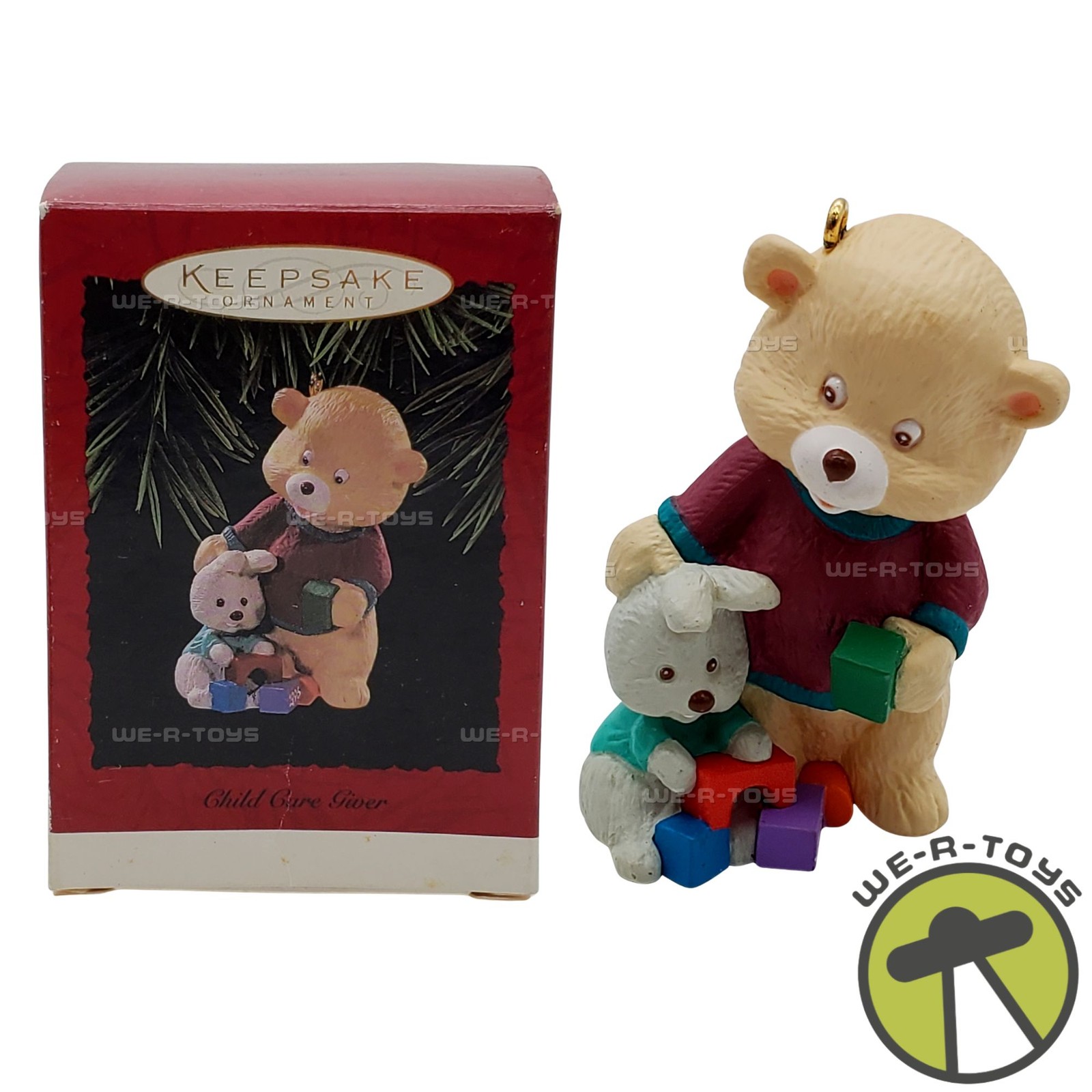Hallmark Keepsake 1996 Child Care Giver Bear Christmas Ornament NEW