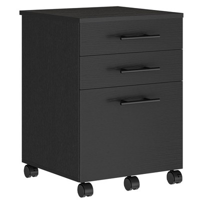 HOOBRO 3-Drawer File Cabinet, Wooden Under Desk Filing Cabinet, fits A4/Lette...