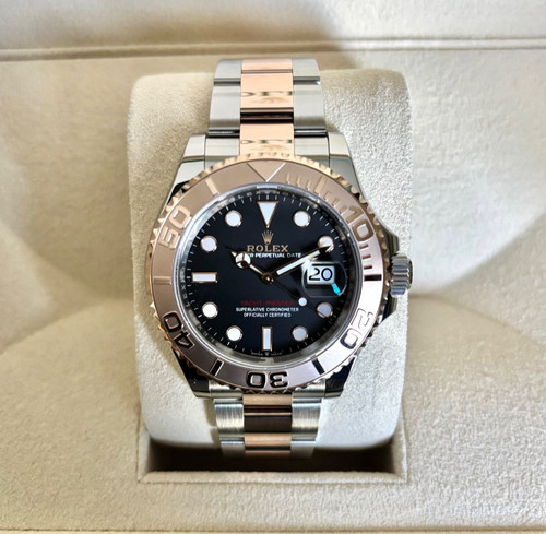 2021 Rolex Yacht-Master 126621 - Everose 18k Gold/Steel - Blac...