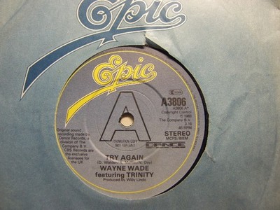Wayne Wade featuring Trinity   Try Again 1980 Promo 7  Epic A 3806