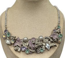 Disney Little Mermaid Ariel Dress Up Costume Necklace Girls Rhinestones