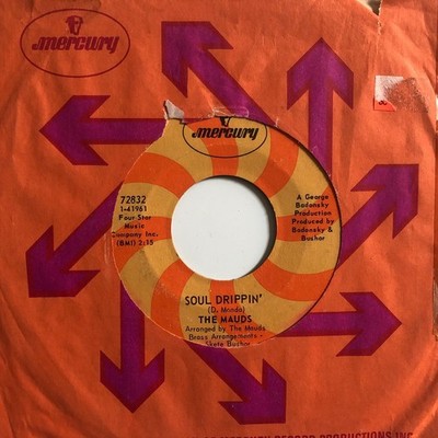 The Mauds Soul trippin' / Forever gone Mercury USA 7'' 1968