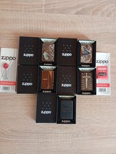 Zippo 4 Mal Black Ice Neu .Ein Schwarz Mattes Einmal Benutzt