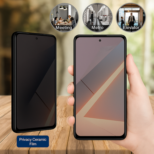 2x Anti Spy Xiaomi Redmi Note 15 14 13 12 11 | Matt HD Sichtschutz Privacy Folie - Bild 3 von 5