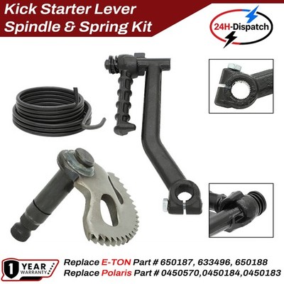 For Can-am Kick Starter Lever & Spindle & Spring DS 90 DS 50 Bombardier 50cc 90