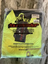 Tourmaster Defender 2 Piece Hi-Viz Rain suit NEW Men’s Medium #8790031305 89