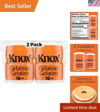 Thickening Agent, Unflavored Gelatin (2 Pack)