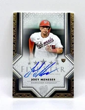 2023 Topps Five Star Rookie AUTO Joey Meneses RC #FSA-JME Washington Nationals