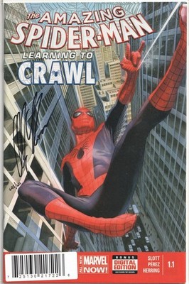 AMAZING SPIDER-MAN #1.1 DYNAMIC FORCES SIGNED ALEX ROSS DF COA MARVEL COMICS