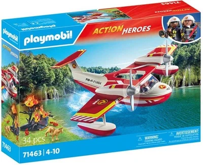 Playmobil Action Heroes aereo da mare antincendio 71463