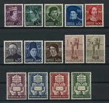 1949 Portugal Complete Year. MNH Original Gum Stamps, FVF