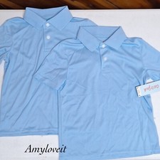 Cat  Jack SET OF 2 Size Medium Performance Uniform Polo Shirts NWT