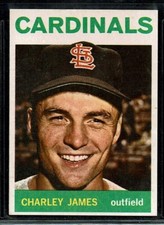 1964 VENEZUELAN BASEBALL CARDINALS CHARLEY CHARLIE JAMES #357* VG-EX TOUGH CLEAN