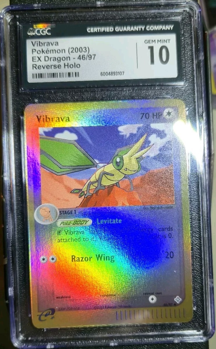 Vibrava 46/97 EX Dragon Reverse Holo CGC 10 Gem Mint PSA BGS | eBay