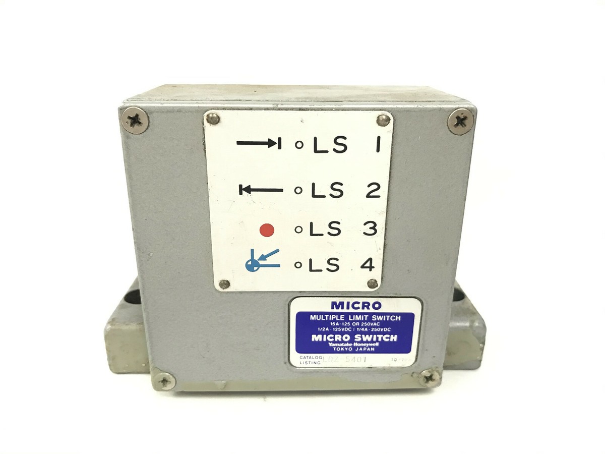 Yamatake Honeywell LDZ-5312 3 Position 125/250V AC/DC Roller Micro
