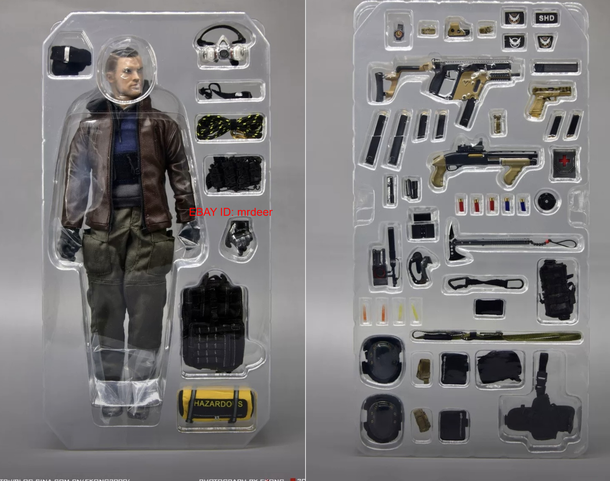 APE AGENT MOD-017 フィギュア 2体セット Vm-017 Darkzone Agent Vts-Dam Soldier Action Figures Model Toys