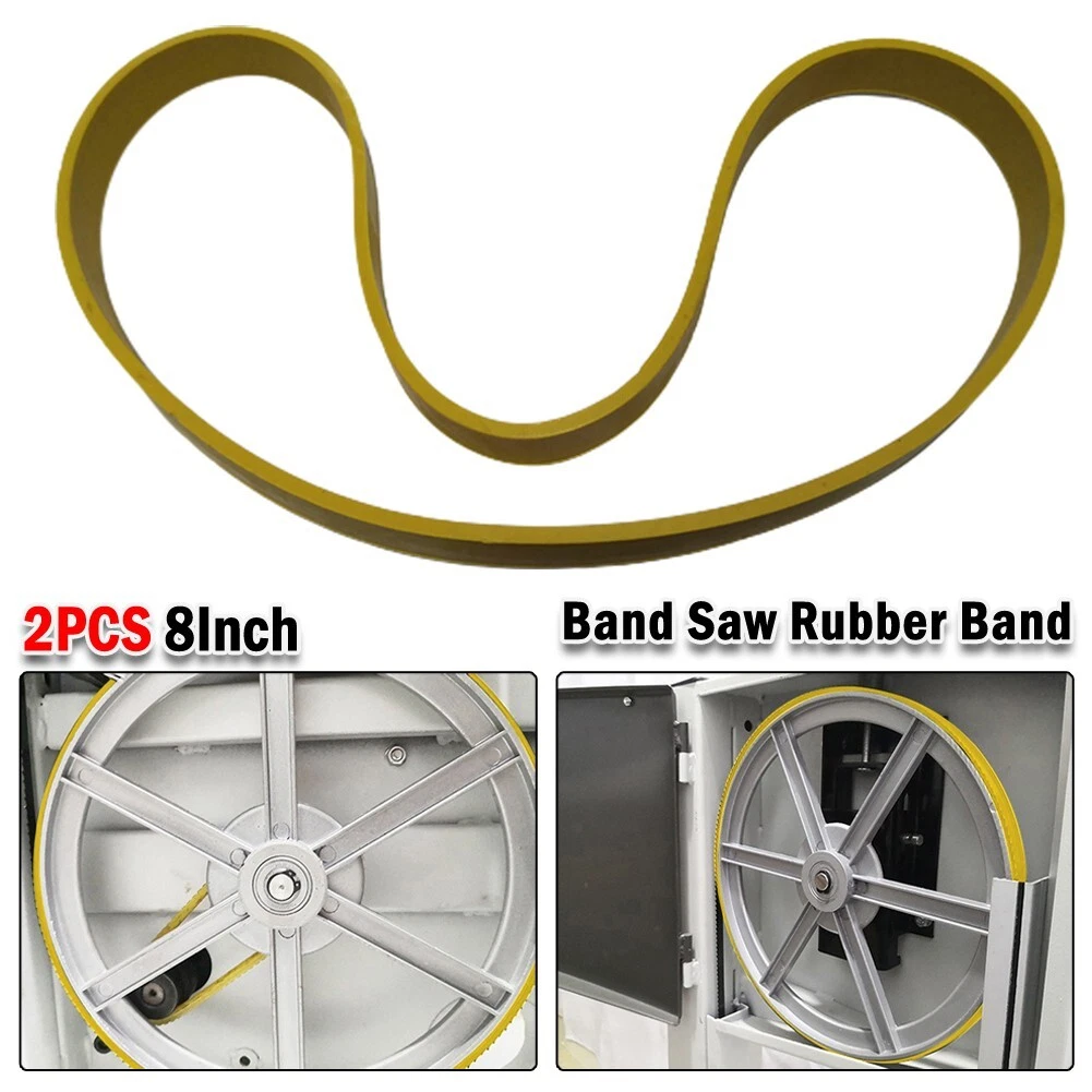 Yellow Band Saw Rubber Band Rubber 8 Inch 8