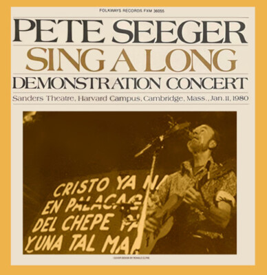Pete Seeger Singalong Demonstration Concert (1980) Folkways 2xLP vinyl NEW
