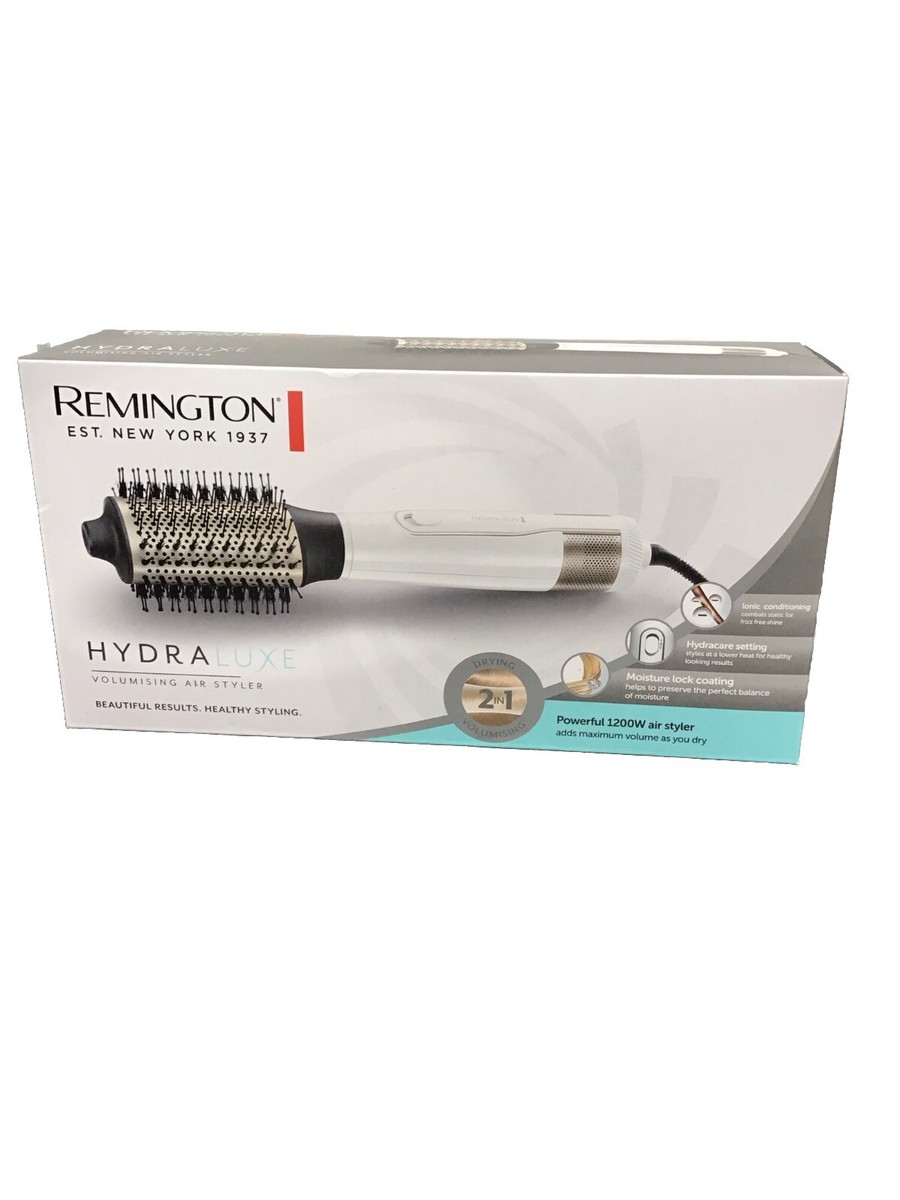 Remington HYDRAluxe Hot Air Volumising Hair Brush 1200W Ceramic Barrell
