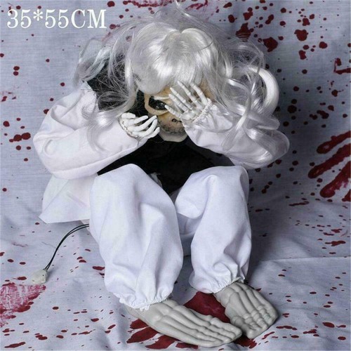 Dekoration Bewegung Creep Weinen Halloween Animatronic Prop Animierte Ghost Evil - Bild 9 von 26