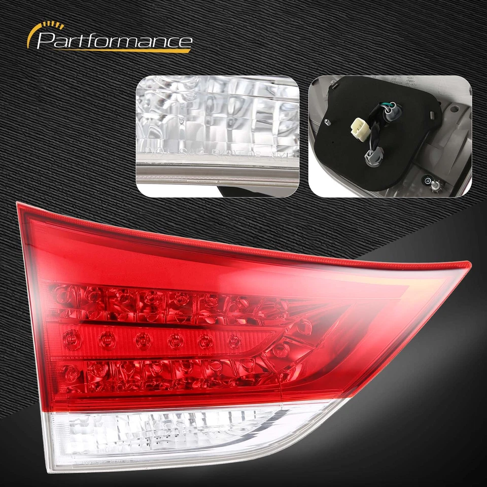 Tail Light Assembly For 2011-2014 Toyota Sienna Left Driver Rear Side Halogen - Image 2 of 4