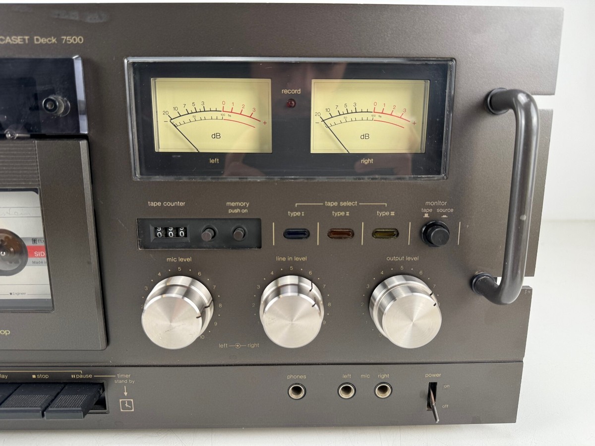 Technics RS-7500US 3-Head Stereo Elcaset Tape Deck - Serviced