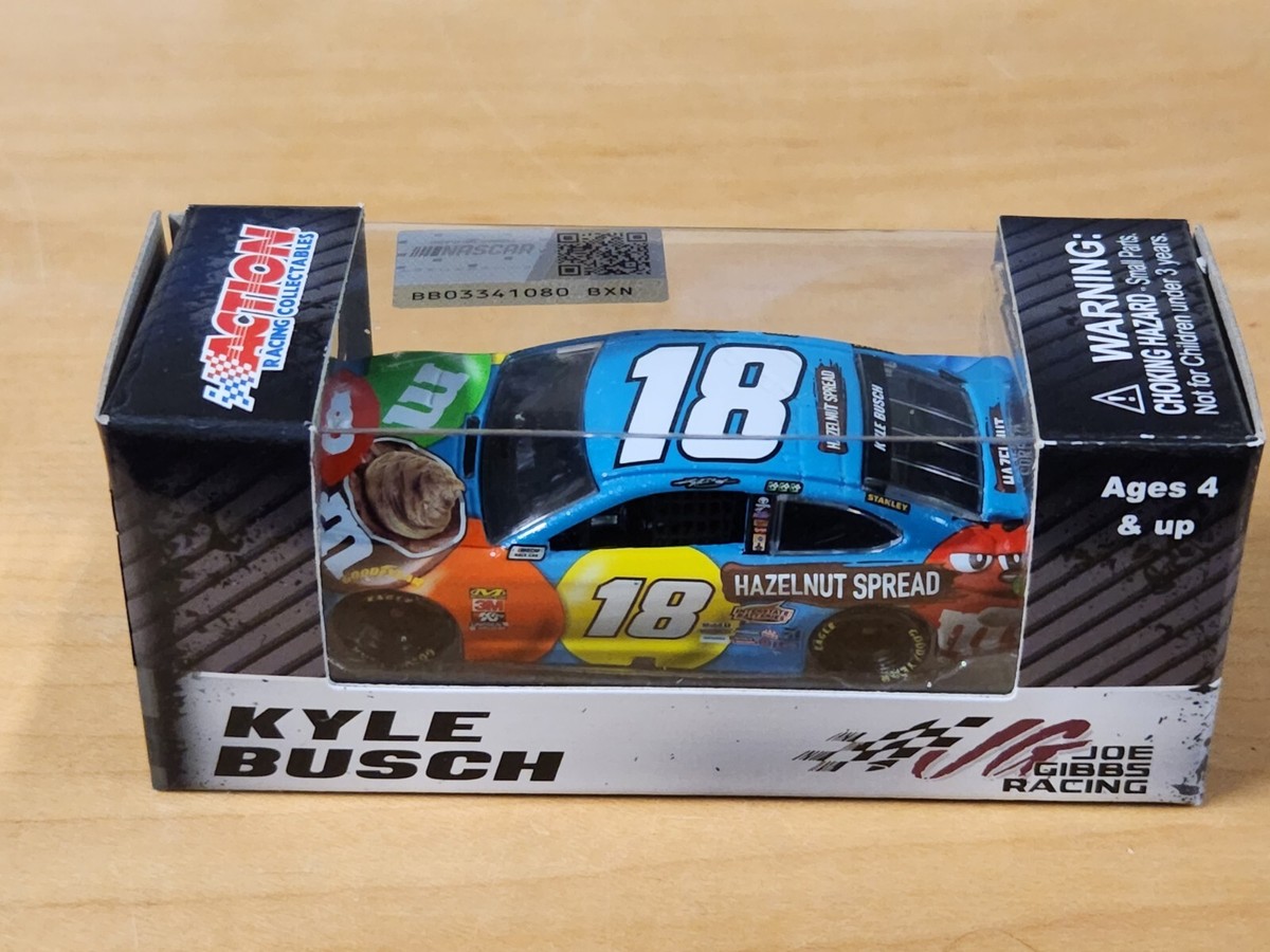 2019 #18 Kyle Busch M&M's Hazelnut 1/64 Action NASCAR Diecast ARC