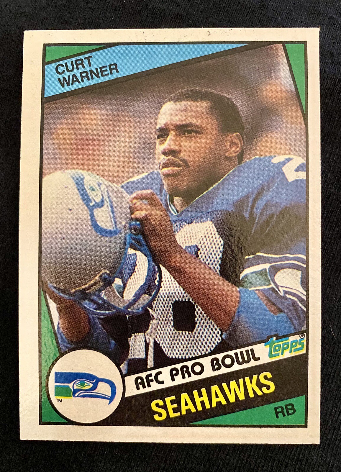 1984 Topps - #198 Curt Warner (RC)