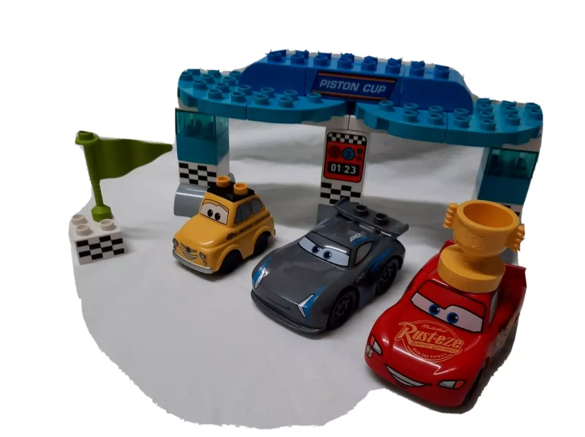 samtale Politibetjent Sorg Lego DUPLO Disney Cars 3 Piston Cup Race 10857 Retired 2017 30 Pcs  incomplete | eBay