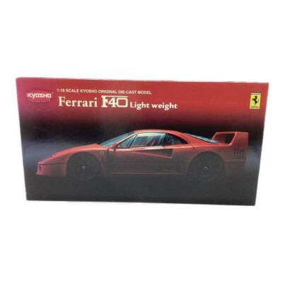 Kyosho 1/18 Ferrari F40 Light Weight Version Black No