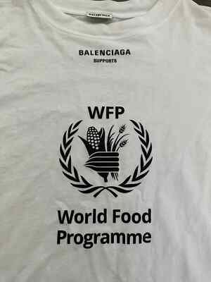 Size M - Balenciaga World Food Programme Saving Lives Logo Tee