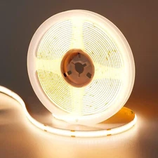 DC 24V COB LED Strip Light Warm White 3000K 16.4ft(5M) 5M, 