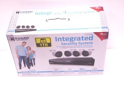 KGuard EL831 1TB Easylink Plus 1MP 8CH 4 Cameras CCTV Security System (S19)