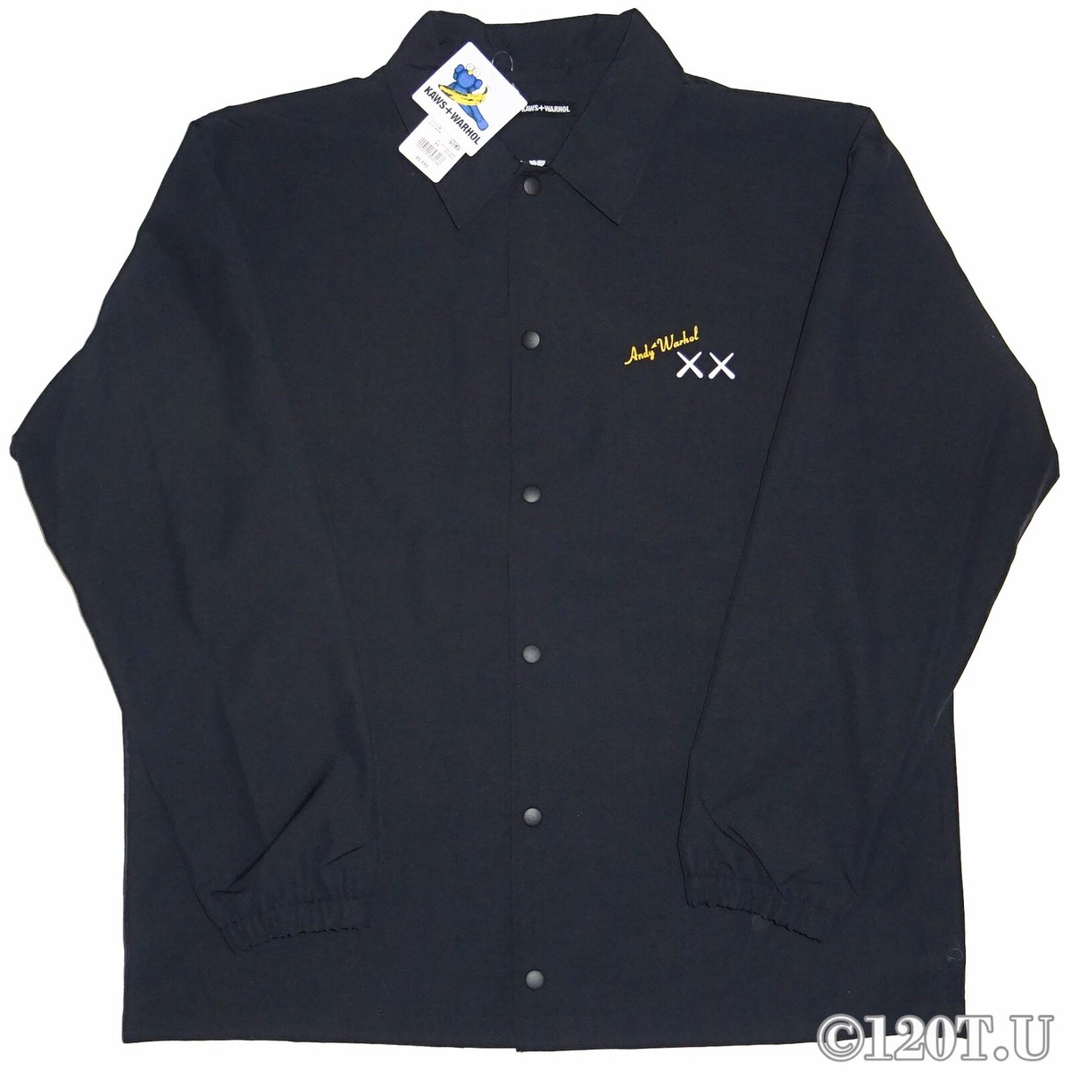 Uniqlo KAWS x Warhol Coach Jacket Black 474138 Size XS NWT Uniqlo KAWS x Warhol Coach Jacket Black 474138 Size XS NWT