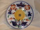 sarreguemines plate style china japan blue sevres